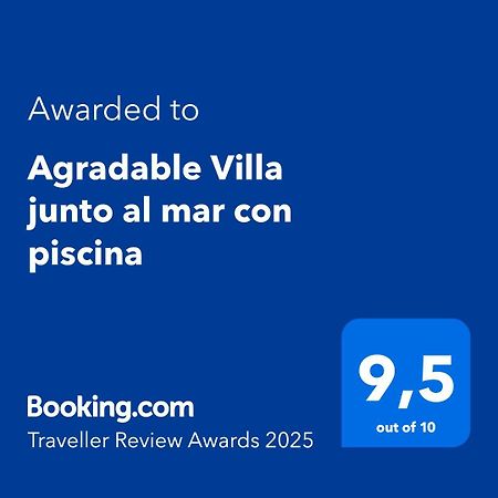 Agradable Villa Junto Al Mar Con Piscina Sagunto Exteriér fotografie